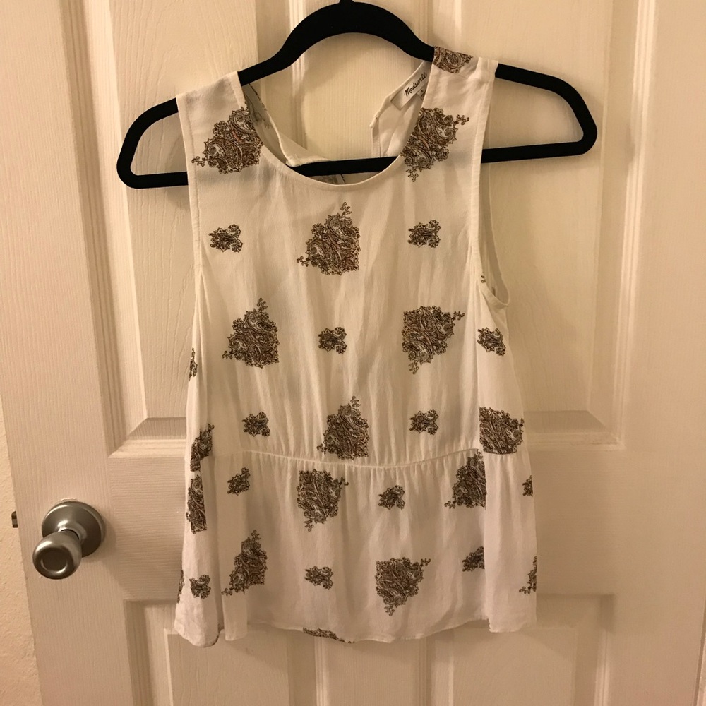 Madewell drop waist tank